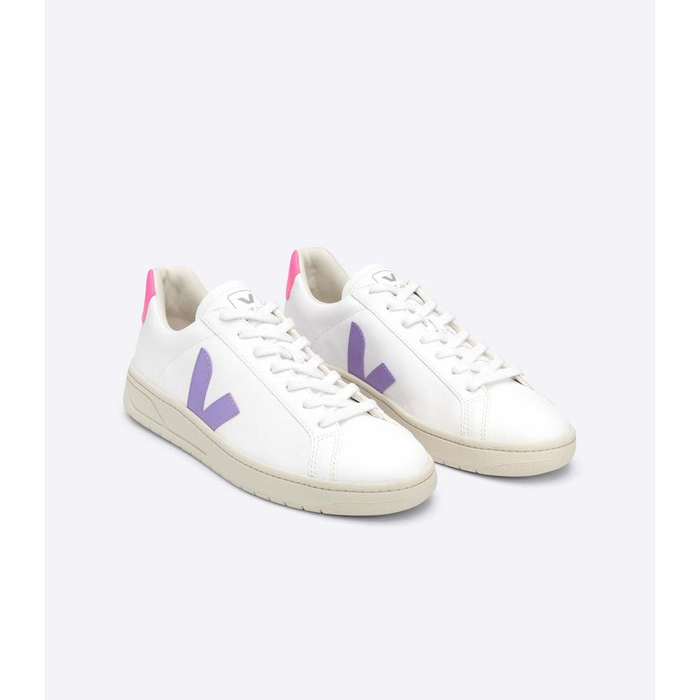 Veja URCA CWL Topanky Damske White/Purple/Pink | SK 563CTV